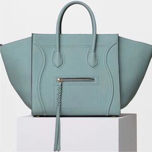 Celine Mint Green Tote Bag